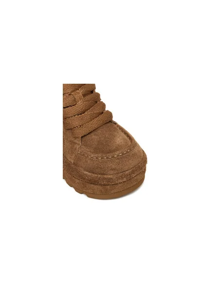 Naked Wolfe velúr sportcipő Beau Beau Tan Suede barna