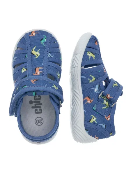 Детские тапочки Chicco голубые