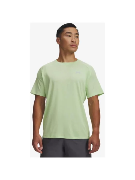 Koszulka z krótkim rękawem Under Armour Tech Textured pastelowy M zielony