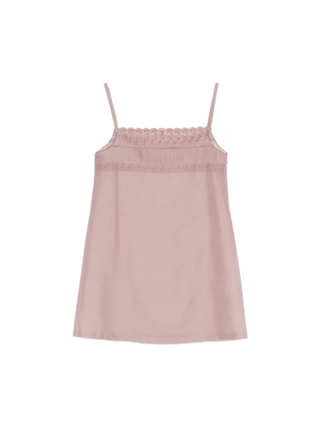 Sukienka mini Low Classic koronkowa klasyczna różowa