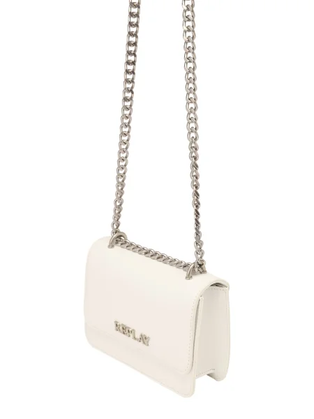 REPLAY Torba preko ramena srebro bijela