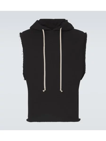 Vestă Rick Owens din jerseu negru