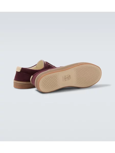 Sneakerși Brunello Cucinelli din piele de căprioară