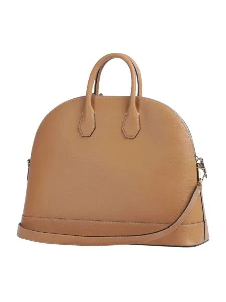 Shopperka Lancel skórzana brązowa
