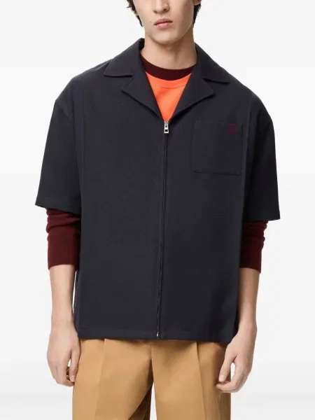 Риза Loewe бродирана синьо