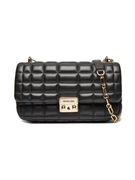 MICHAEL Michael Kors torebka skórzana TRIBECA czarny