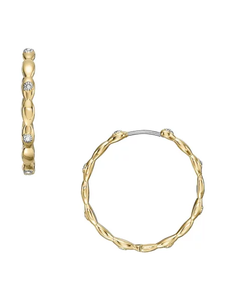 Гривна Fossil Evil Eye златисто