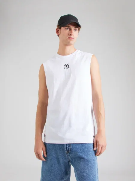 NEW ERA Tričko Camiseta new era blanca tirantes yankkes midi logo sleeveless tee' biela