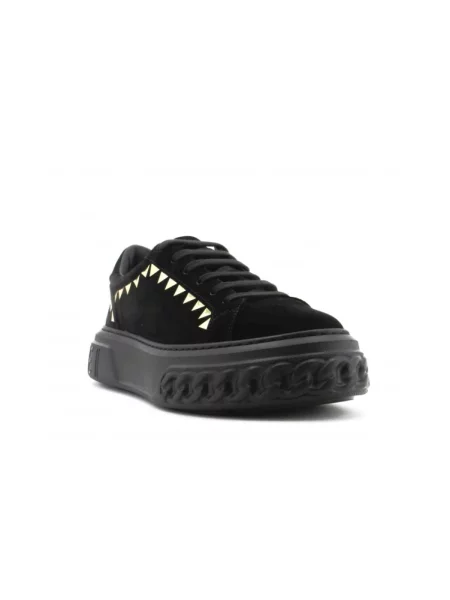 Sneakersy Casadei skórzane czarne