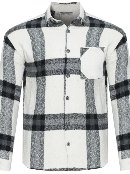 Usnjena jakna Plus Posh črna