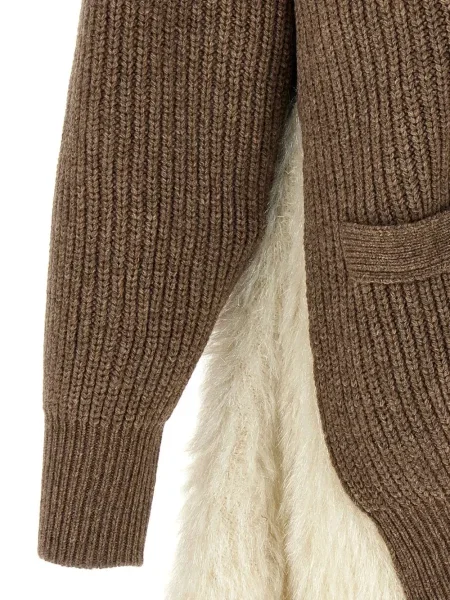 Cardigan Undercover de lână maro