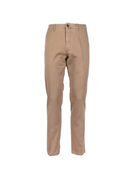 Pantaloni chino Siviglia cu autograf maro