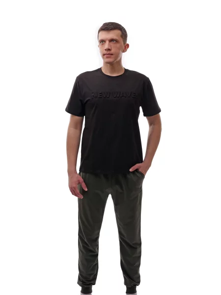 Футболка LUMO віскоза/поліестер чорний