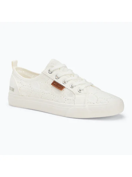 Čipkované tenisky Big Star Shoes biela