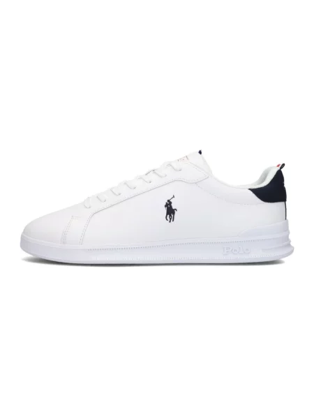 Sneakersy Ralph Lauren Court skórzane białe