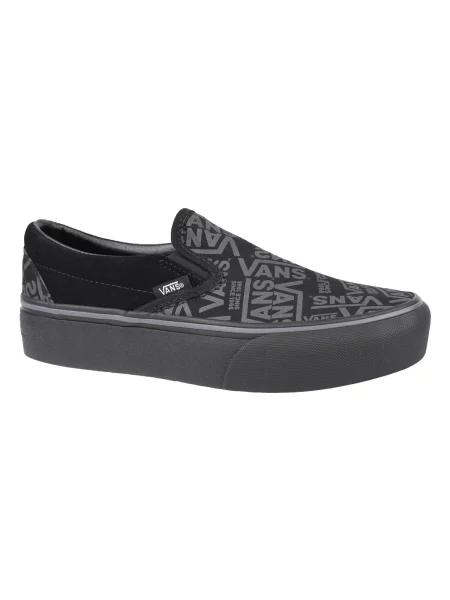 Tenisice Vans s platformom slip-on crna