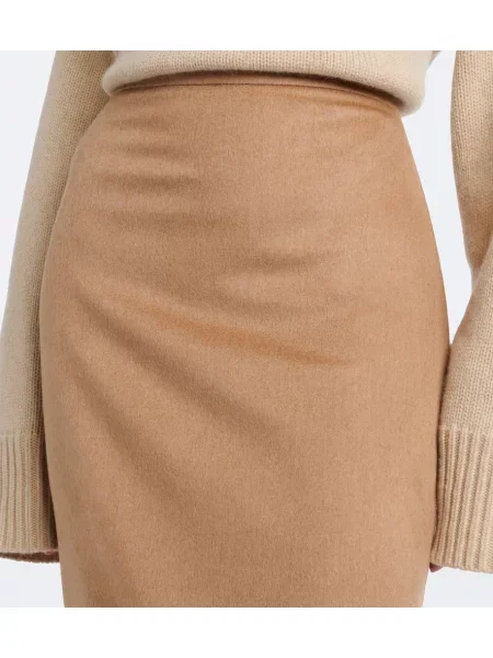 Fustă midi Max Mara bej