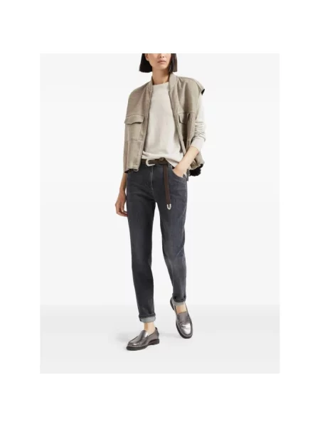 Sweter Brunello Cucinelli szary