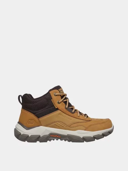 Кожаные ботинки Skechers коричневые