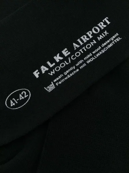 Pletene čarape Falke crna