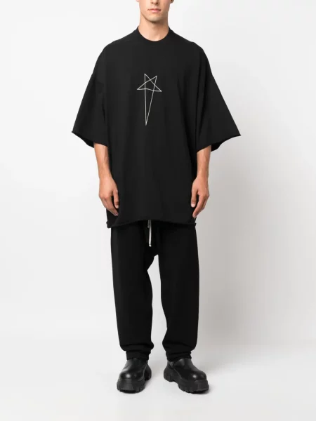 Pás kalhoty Rick Owens Drkshdw černé