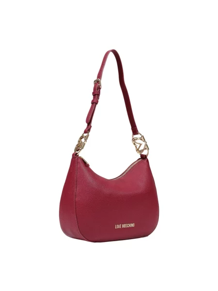 Torebka Love Moschino z logo fioletowa