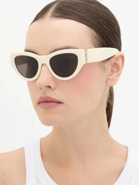 Слънчеви очила Saint Laurent SL бежово