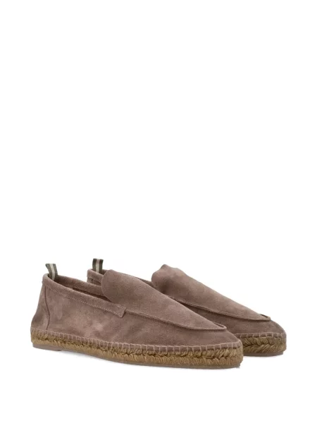 Espadrile Castaner din piele de căprioară maro