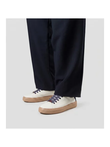 Sneakersy Alexander Smith skórzane białe