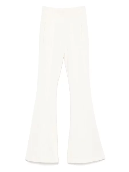 Pruhované fleecové kalhoty Adidas s výšivkou černé