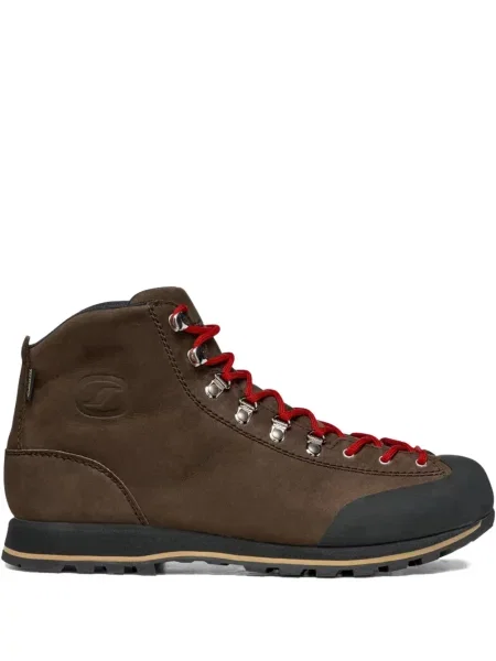 Sneakerși Scarpa cu șireturi din dantelă maro