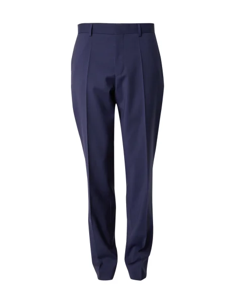 BOSS Pantaloni cu dungÄ� Lenon Ă®nchis albastru