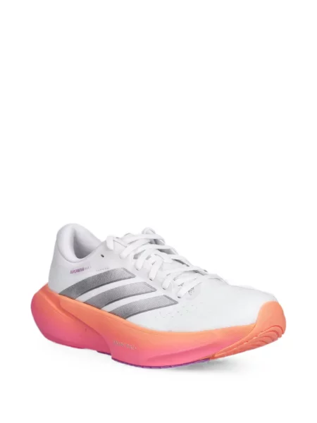 Pantaloni Adidas tricotate cu autograf alergare albastru