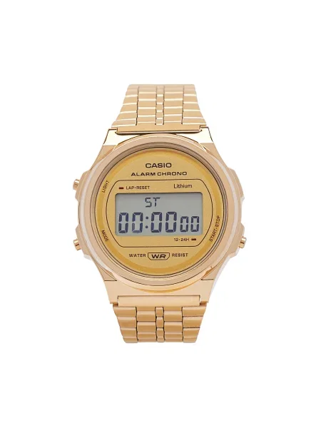 Ретро часовници Casio златисто