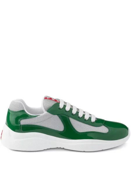 Sneakerși Prada verde