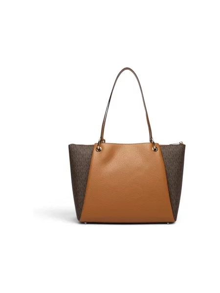 Shopper kabelka Michael Michael Kors hnedá
