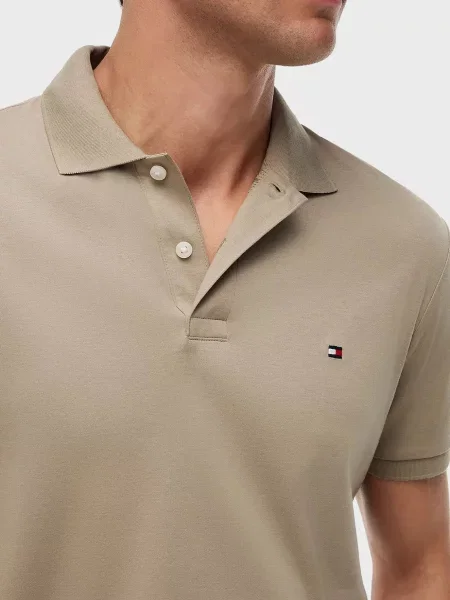Поло Tommy Hilfiger бежевое