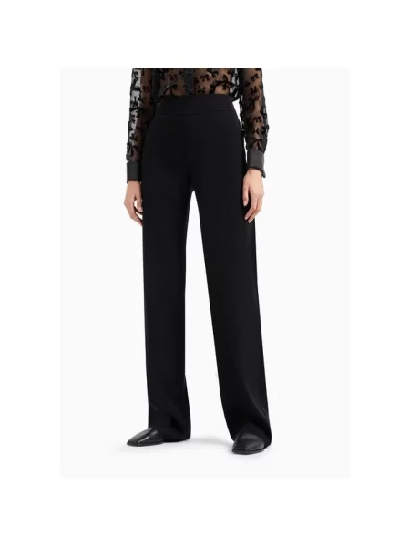 Spodnie Emporio Armani czarne
