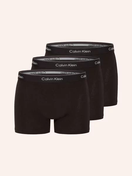 Calvin Klein Bokserki Icon Cotton Relaxed Fit 3 Szt schwarz czarne