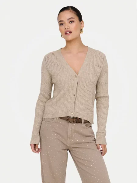 ONLY Кардиган Katia коричневий