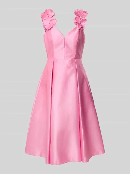 Sukienka koktajlowa z kontrafałdami Adrianna Papell