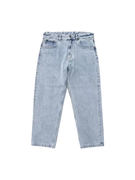 Szerokie jeansy Goodies Sportive niebieskie