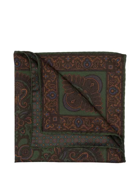 Paisley mintás nyakkendő Elizabetta nyomtatás zöld