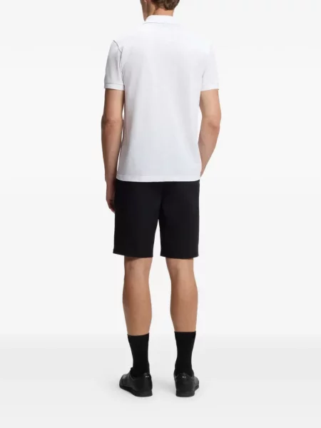 Polo Boss με σχέδιο λευκό