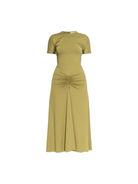 Sukienka midi Victoria Beckham zielona
