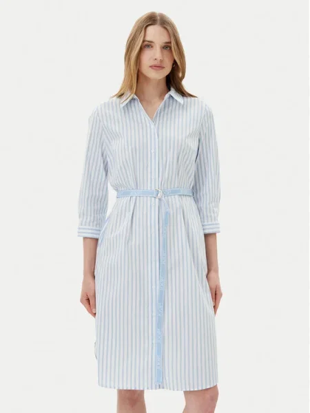 JOOP! Rochie tip cămașă 58 celest albastru