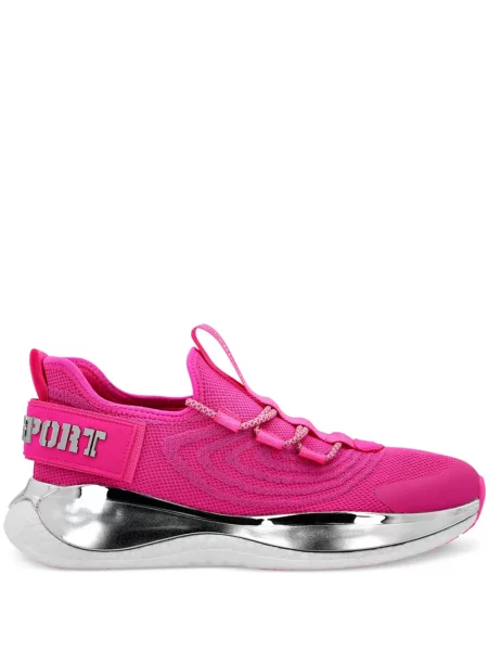 Sneakerși Plein Sport tricotate roz