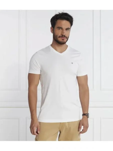 Gant Tricou alb