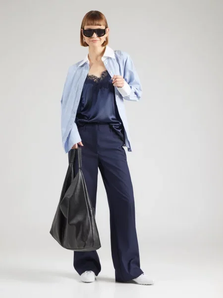 VERO MODA Nohavice VMNIM námornícka modrá