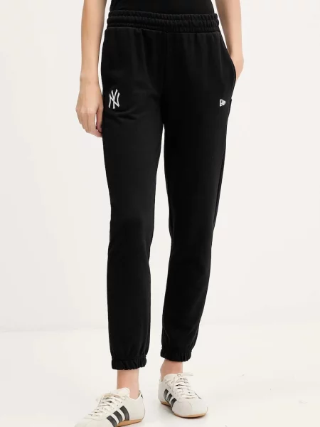 Спортивні штани New Era з аплікацією чорний